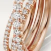 Etincelle De Cartier-ring – rosa gull, diamanter – Cartier