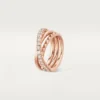 Etincelle De Cartier-ring – Rosagull, diamanter – Cartier