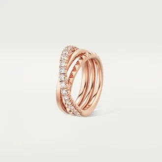 Etincelle De Cartier-ring – Rosagull, diamanter – Cartier