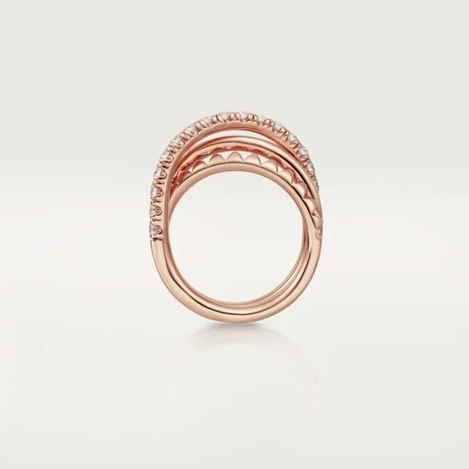 Etincelle De Cartier-ring – Rosagull, diamanter – Cartier