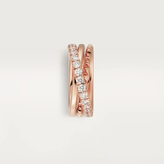 Etincelle De Cartier-ring – Rosagull, diamanter – Cartier
