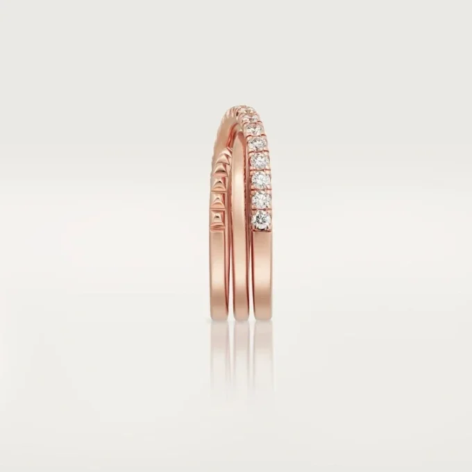 Etincelle De Cartier-ring – Rosagull, diamanter – Cartier