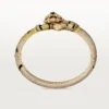 Faune Et Flore De Cartier-armbånd, gule, oransje og brune diamanter, pavé Faune Et Flore De Cartier-armbånd, gule, oransje og brune diamanter, pavé