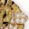 Faune Et Flore De Cartier-brosje, gule, oransje og brune diamanter, pavé Faune Et Flore De Cartier-brosje, gule, oransje og brune diamanter, pavé