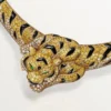 Faune Et Flore De Cartier-halskjede, gule, oransje og brune diamanter, pavé Faune Et Flore De Cartier-halskjede, gule, oransje og brune diamanter, pavé