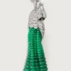 Faune Et Flore De Cartier-halskjede, smaragdperler, pavé Faune Et Flore De Cartier-halskjede, smaragdperler, pavé