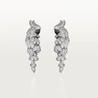 Faune Et Flore De Cartier øreringer, pavé