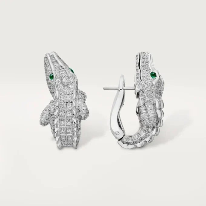 Faune Et Flore De Cartier øreringer, pavé