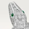 Faune Et Flore De Cartier øreringer, pavé