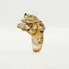 Faune Et Flore De Cartier-ring, gule, oransje og brune diamanter, pavé Faune Et Flore De Cartier-ring, gule, oransje og brune diamanter, pavé