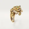 Faune Et Flore De Cartier-ring, gule, oransje og brune diamanter, pavé Faune Et Flore De Cartier-ring, gule, oransje og brune diamanter, pavé