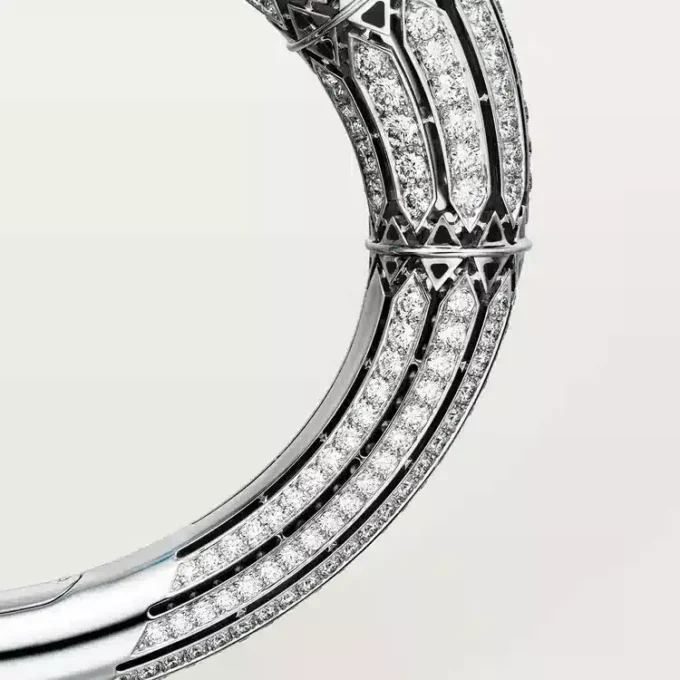 Geometrie & Contrastes-armbånd, turkis, pavé