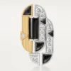 Geometrie & Contrastes Øredobber, Onyx, Pavé