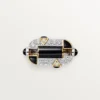 Geometrie & Contrastes-ring, onyx, pavé