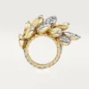 Grain De Cafe-ring, delvis pavé