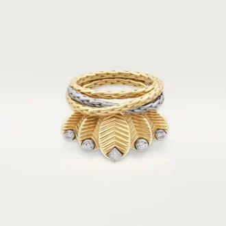 Grain De Cafe-ring, diamanter