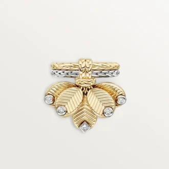 Grain De Cafe-ring, diamanter