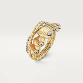 Grain De Cafe-ring, diamanter
