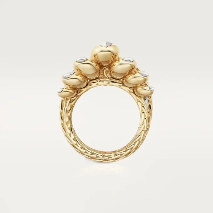 Grain De Cafe-ring, diamanter