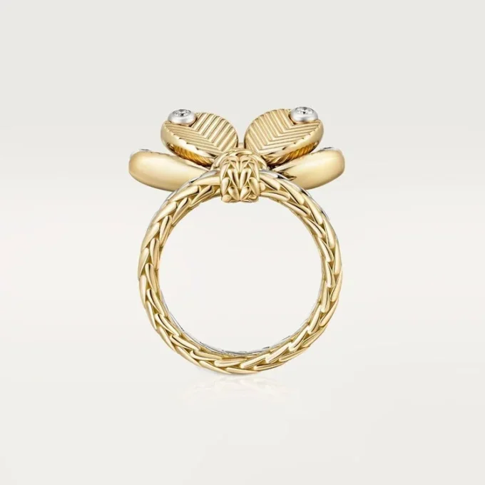 Grain De Cafe-ring, diamanter