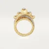 Grain De Cafe-ring, diamanter