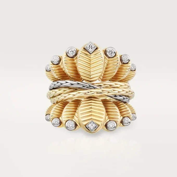 Grain De Cafe-ring, diamanter
