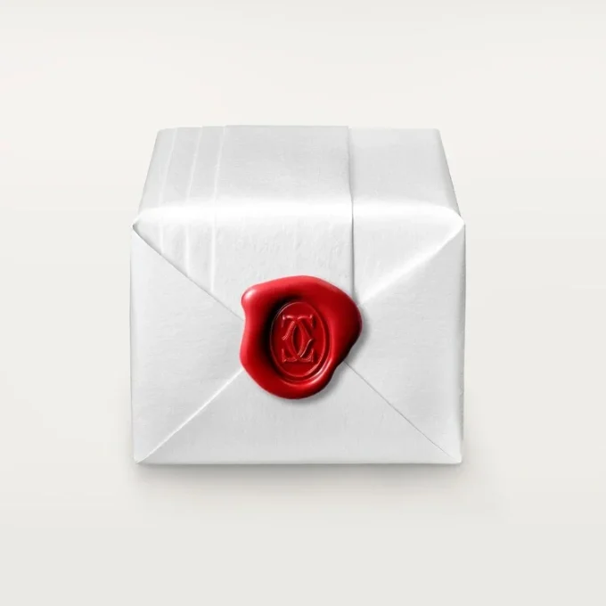 Cartier Libre Tressage-ring, korall