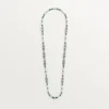 High Jewelry-halskjede – hvitt gull, kalcedon, skarn, turkis, svart lakk, diamanter – Cartier