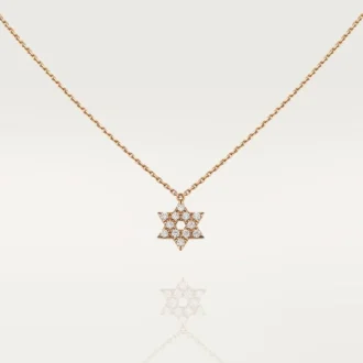 Hjerter og symboler-anheng – rosa gull, diamanter – Cartier