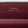 Internasjonal lommebok med glidelås, Must De Cartier – svart kalveskinn, palladiumfinish – Cartier