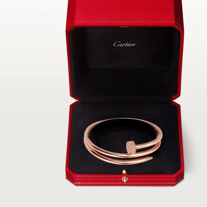 Juste Un Clou-armbånd, dobbelt, diamanter