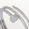 Juste Un Clou-armbånd, dobbelt, halvpavé