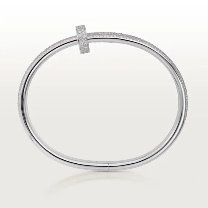 Juste Un Clou-armbånd, dobbelt, halvpavé