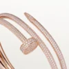 Juste Un Clou-armbånd, dobbelt, halvpavé