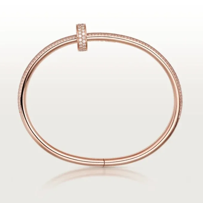 Juste Un Clou-armbånd, dobbelt, halvpavé