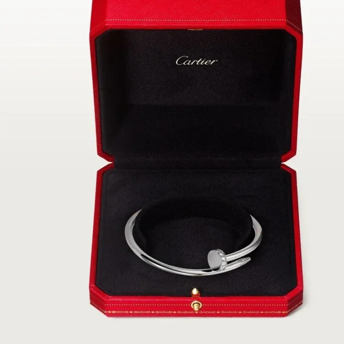 Juste Un Clou-armbånd, klassisk modell, diamanter