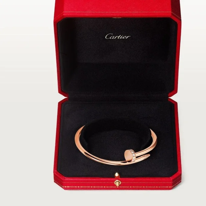 Juste Un Clou-armbånd, klassisk modell, diamanter