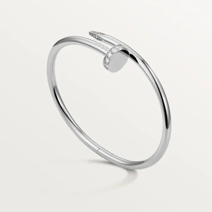 Juste Un Clou-armbånd, klassisk modell, diamanter