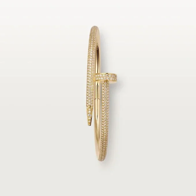 Juste Un Clou-armbånd, klassisk modell, diamanter