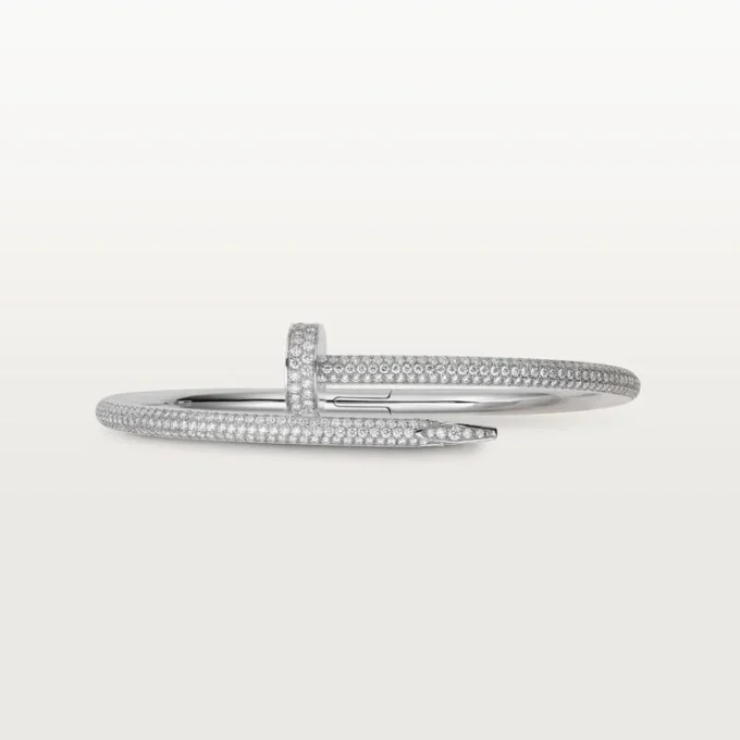 Juste Un Clou-armbånd, klassisk modell, diamanter
