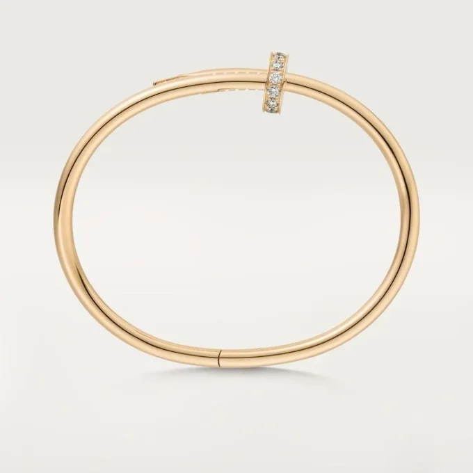 Juste Un Clou-armbånd, klassisk modell, diamanter