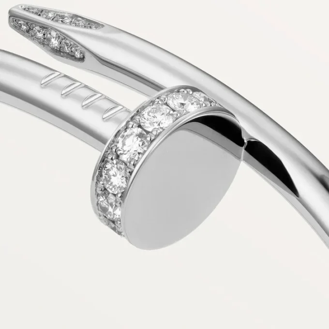 Juste Un Clou-armbånd, klassisk modell, diamanter