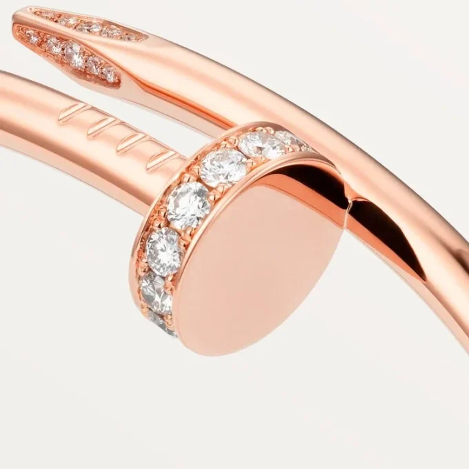 Juste Un Clou-armbånd, klassisk modell, diamanter