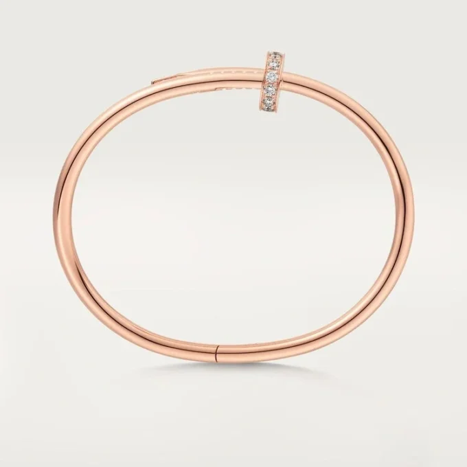Juste Un Clou-armbånd, klassisk modell, diamanter