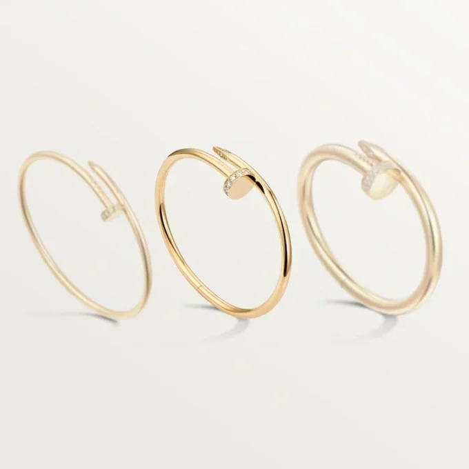 Juste Un Clou-armbånd, klassisk modell, diamanter