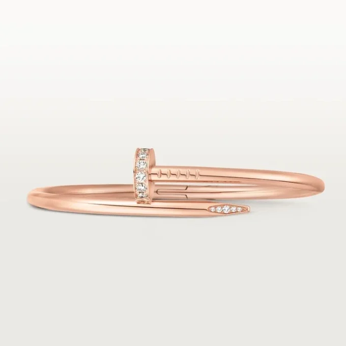 Juste Un Clou-armbånd, klassisk modell, diamanter