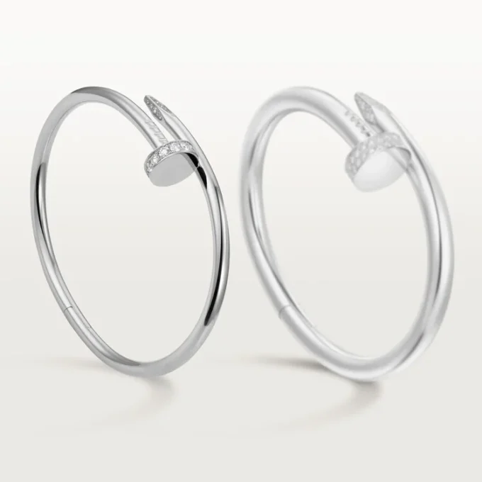 Juste Un Clou-armbånd, klassisk modell, diamanter