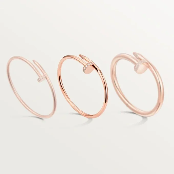 Juste Un Clou-armbånd, klassisk modell, diamanter