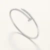 Juste Un Clou-armbånd, liten modell, diamantbesatt på baksiden