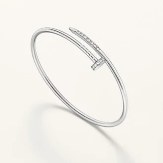 Juste Un Clou-armbånd, liten modell, diamantbesatt på baksiden